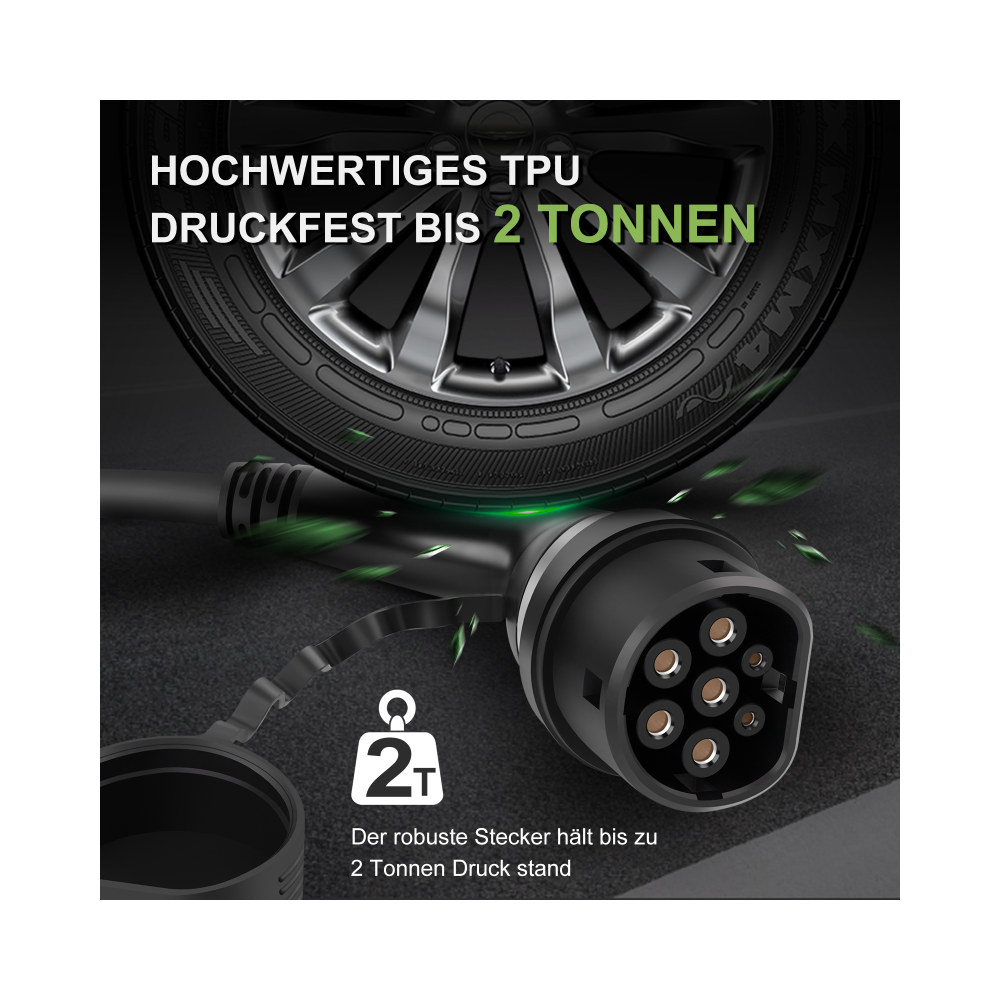 Ecopoint Typ 2 Spiralkabel 11kW 7,5m