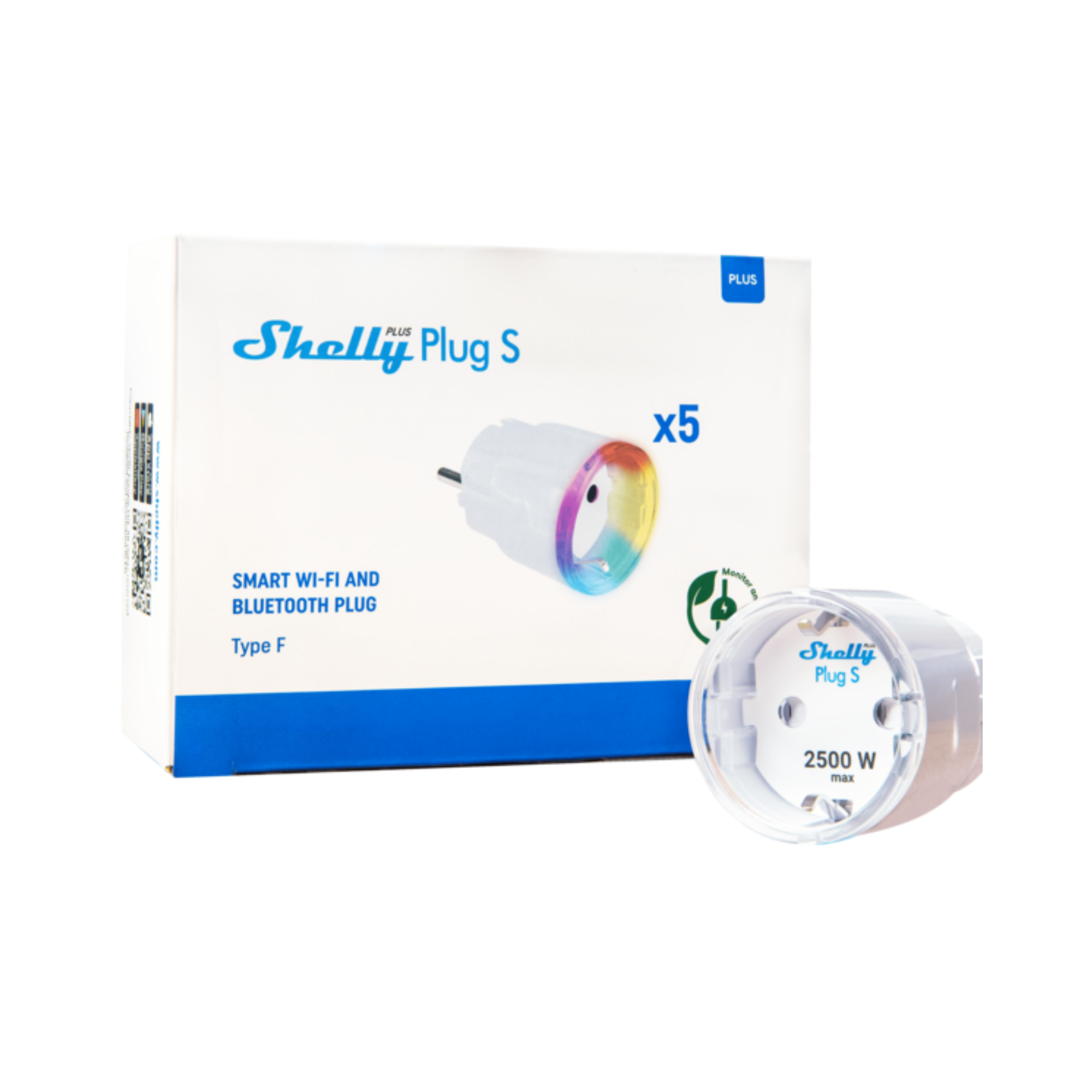 Shelly Plus Plug S (Set 5 Stück)